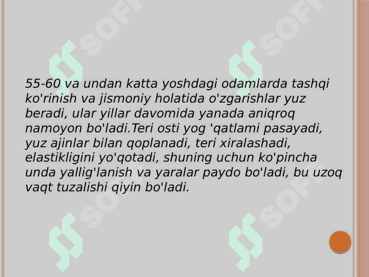 Keksa bemor. Keksa organizmning fiziologik xususiyatlari. Krizis xolatda boʻlgan bemorga maslahat berish. Yo'qotish, bemor xolatini o'ziga xosligi 3