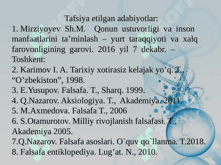 Borliq (ontologiya) va rivojlanish falsafasi 3