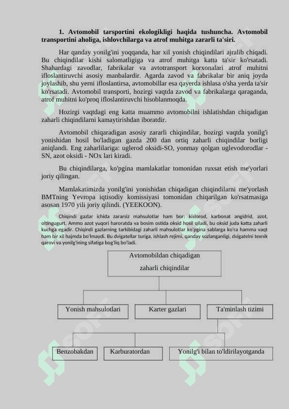 Transport vositalarining  ekologiyaga ta’siri 2