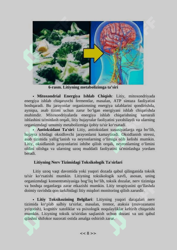Noorganik ionlar va ularning funksiyalari 8