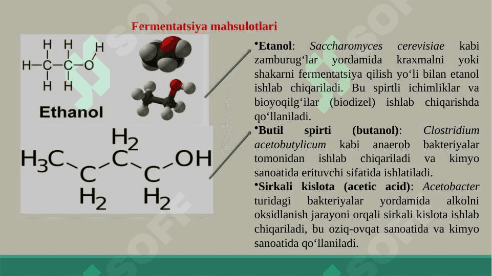 Mikrooganizmlardan zarur moddalar sintezlab olish 4