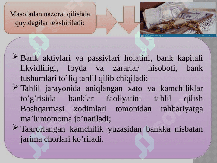 Bank muassasalarida moliyaviy nazoratni tashkil etish 7