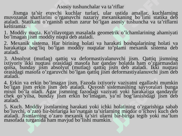 MUHANDISLIK MEXANIKASI 5