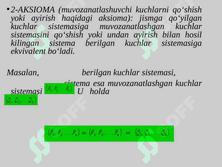 MUHANDISLIK MEXANIKASI 8