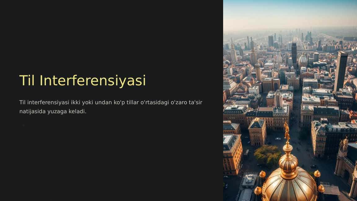 Interferensiya tushunchasi