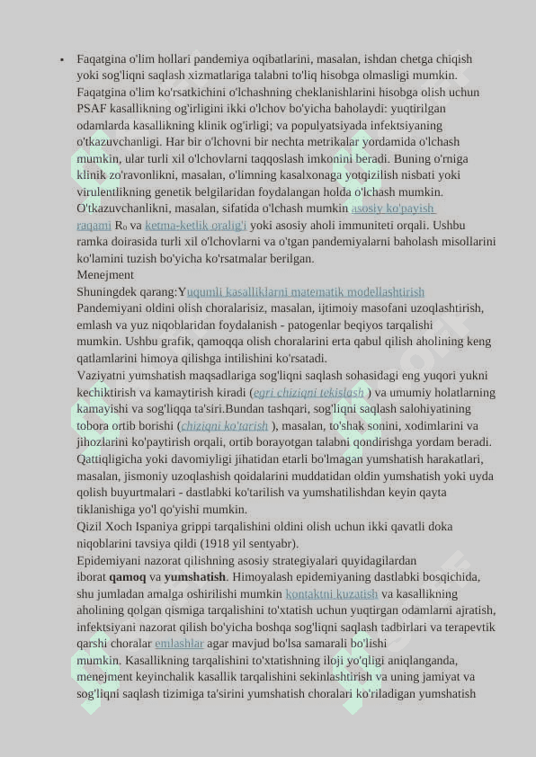 Pandemiya nima? 4