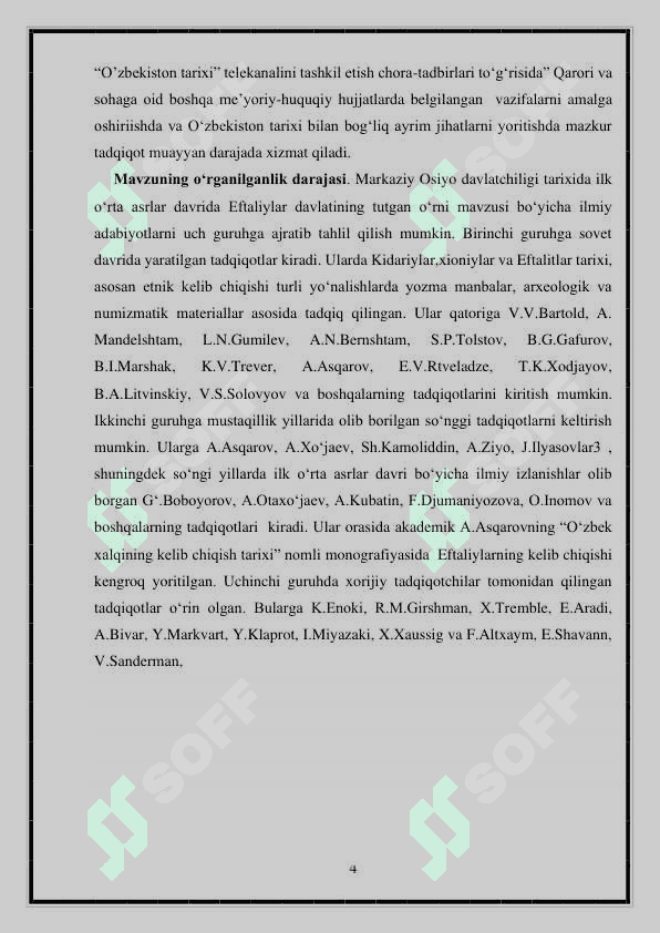 O‘rta Osiyoga Tohar Kidariylarning kirib kelishi. 4