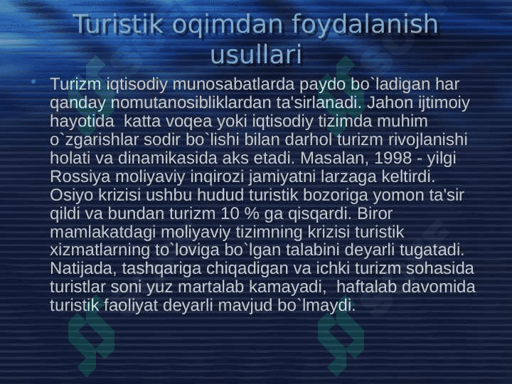 Turistik turlarni rejalashtirish 7.pptx 2