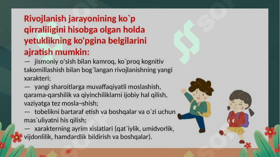 Ilk yetuklik davrining psixologik xususiyatlari 3
