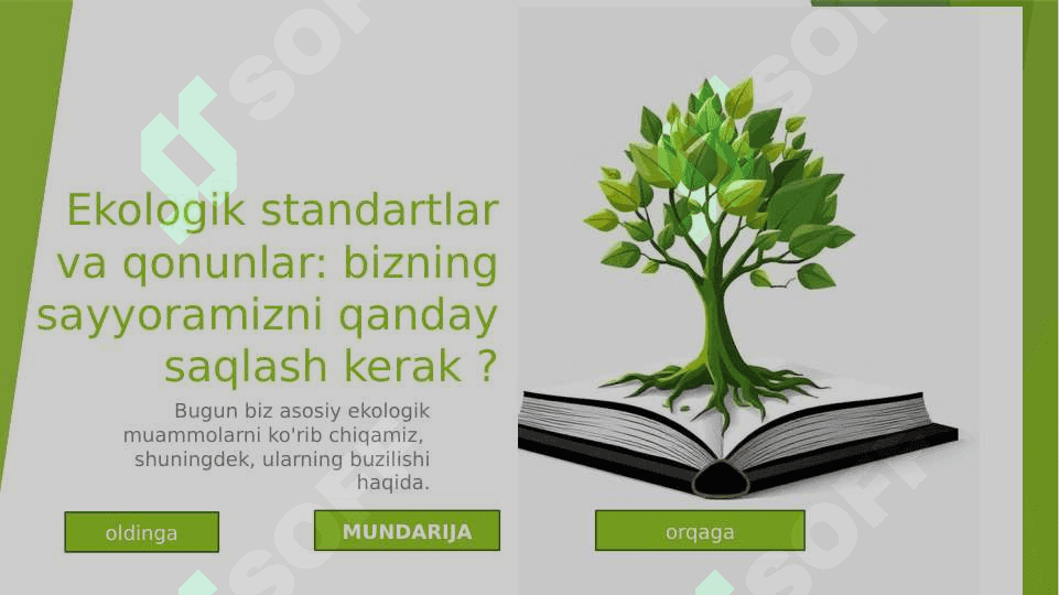EKOLOGIK QOIDALAR VA QONUNLAR- ULARGA RIOYA QILISH 3