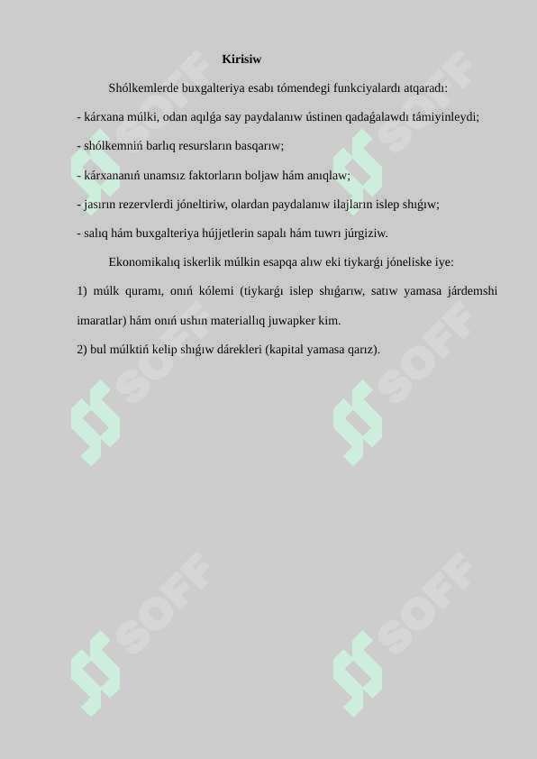 Audit Pánniń predmeti, obekti hàm metodları 2
