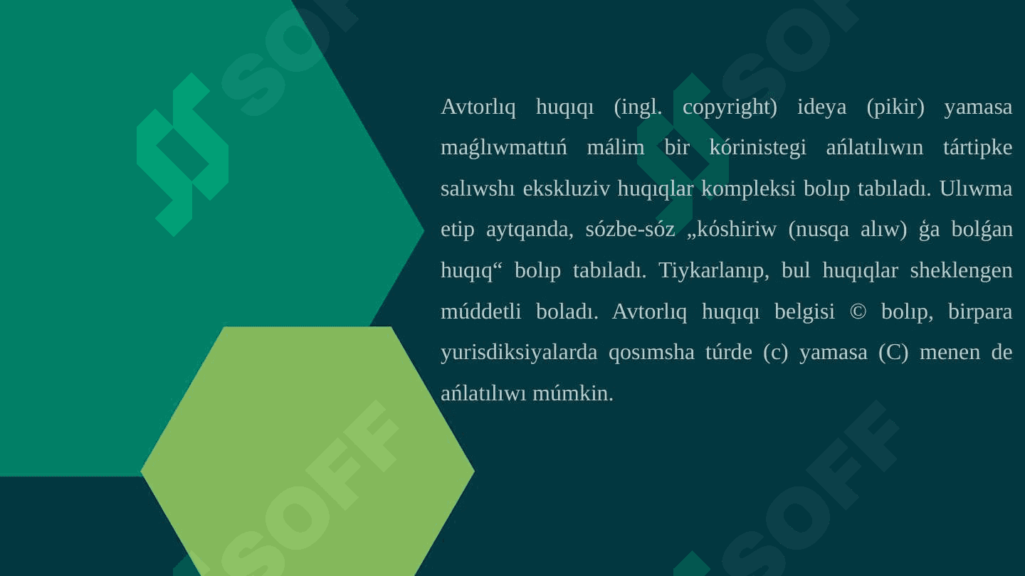 Awdarmada avtorlıq huqıq 2