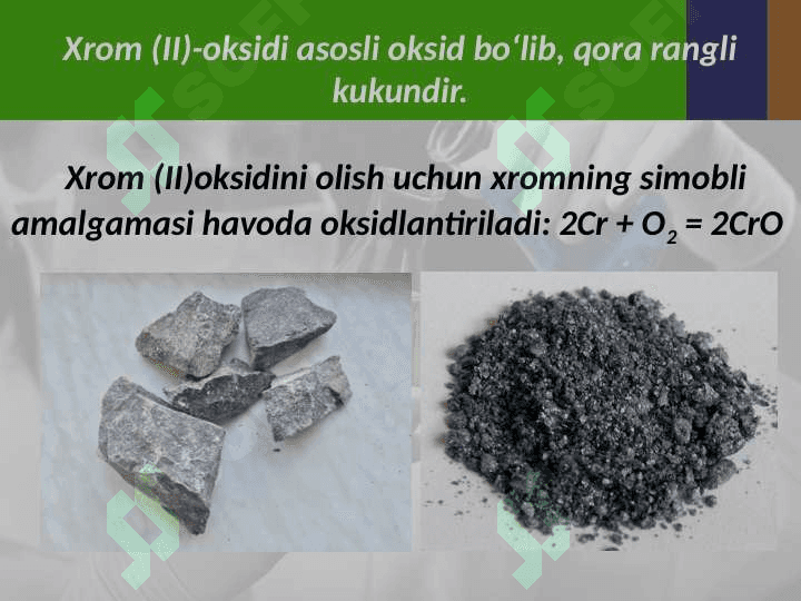 Xrom, uning birikmalari va xosslari.pptx 4