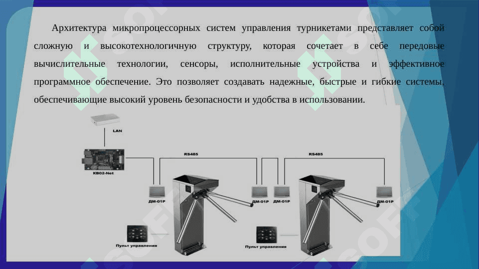 Обзор МП систем управления турникетом 6