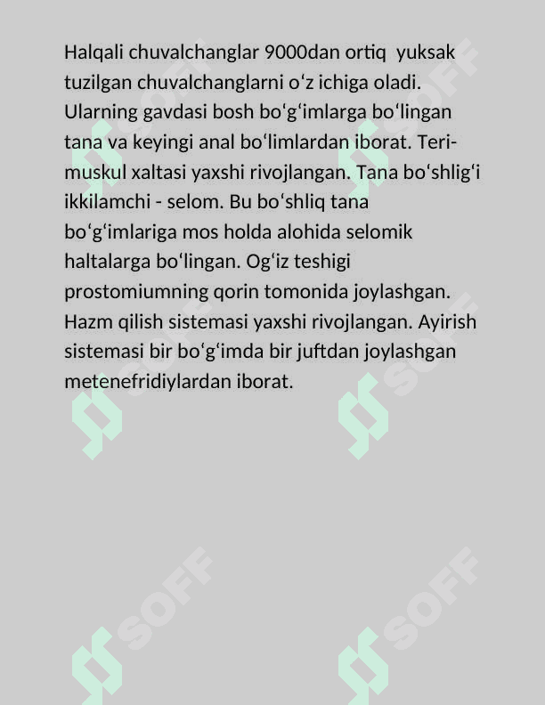 Birlamchi va ikkilamchi og‘izlilar- hayvonlar evolutsiyasining ikki yo‘nalishi 4