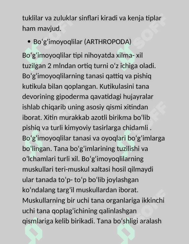Birlamchi va ikkilamchi og‘izlilar- hayvonlar evolutsiyasining ikki yo‘nalishi 7