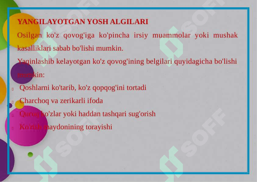 QOVOQLAR PLASTIKASI ZAMONAVIY AMALIYOT TURLARI 4