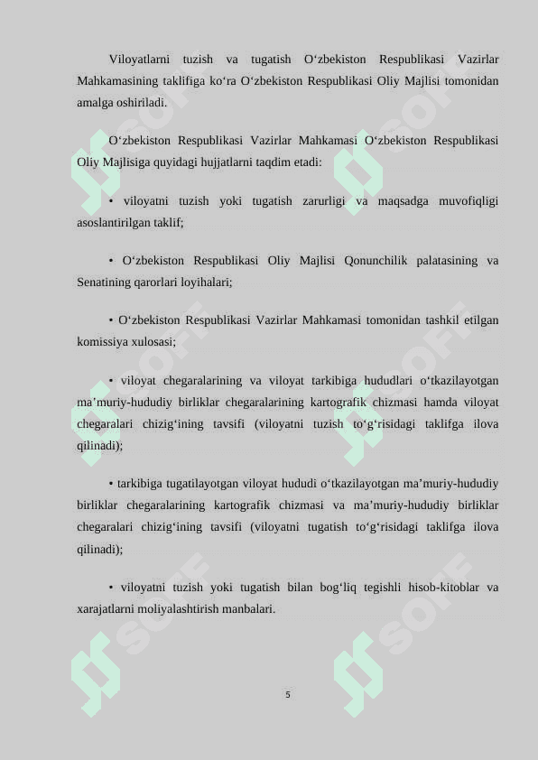 O‘zbekistonning ma’muriy-siyosiy tuzilishi 5