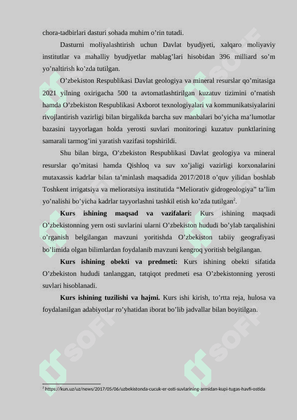 O’zbekiston hududi yer osti suvlari 4