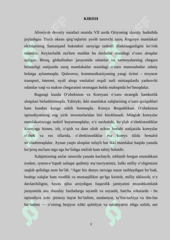 XVI-XVII asrlarda Koreya 3