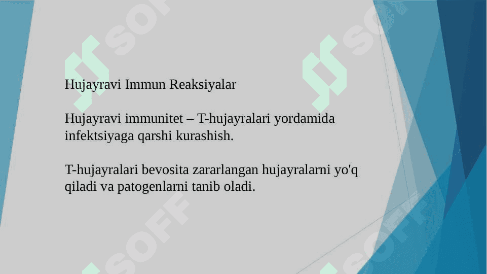 Immunopatologik jarayonlar, immunopatologiya, immunomorfologiya tshunchalari immun reaksiyalarning reaksiyalari rivojlanish mexanizmlari azolar gumoral va fiziologik reaksiyalari. 7