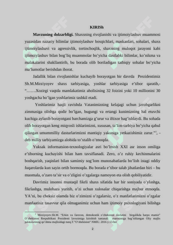 SHAXSNING RIVOJLANISHI VA IJTIMOIYLASHUV MUAMMOSI.doc 2