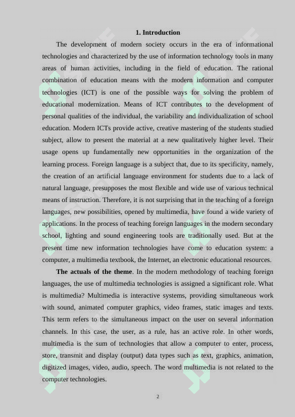PROBLEM BASED LEARNING AS AN ACTIVE METHOD OF TEACHING READING TO B2 LEVEL LEARNERS 2