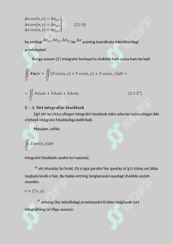 Sirt Integrallari 6