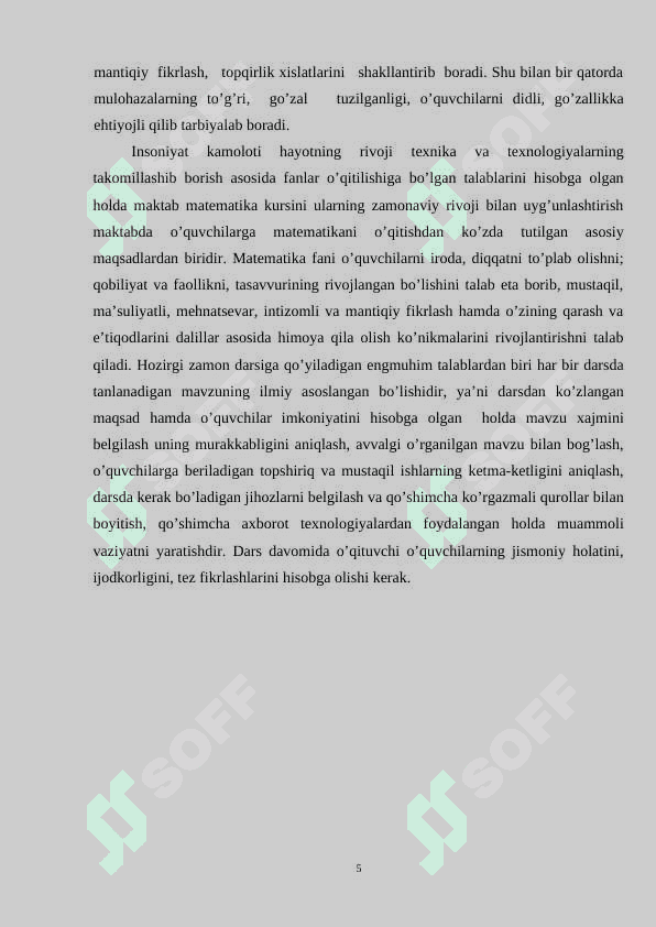 Bir o‘zgaruvchili funksiyaning monotonligi va ekstremumi 5