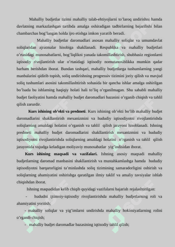 Moliyaviy siyosatning xususiyatlari va eng asosiy maqsadi 5
