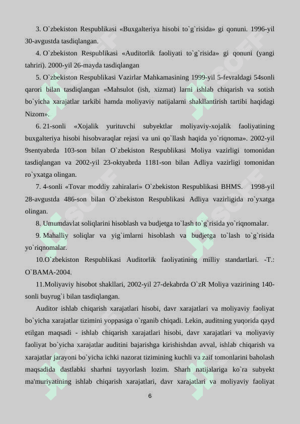 Sotish muammolari hisobi 6