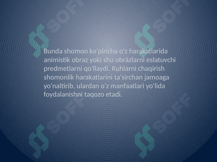 O'zbekistonda shomonlikning zamonaviy ko'rinishlari 7
