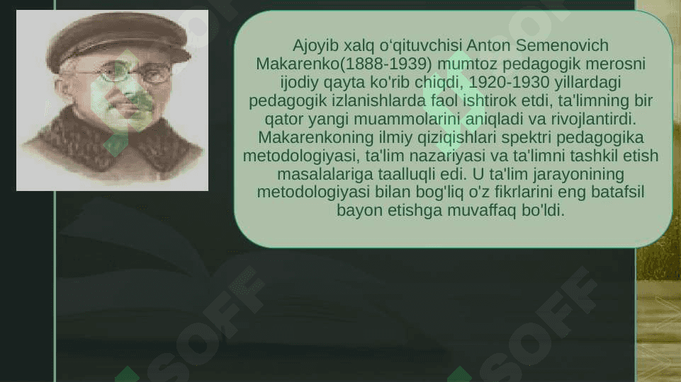 MAKARENKONING    PEDAGOGIK QARASHLARI 4