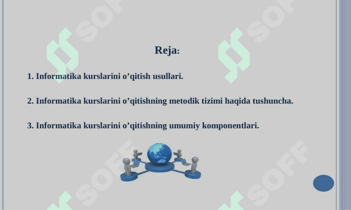 INFORMATIKA VA AT FANLARINI O’QITISHDA PEDAGOGIK DASTURIY VOSITALARDAN FOYDALANISH. 3