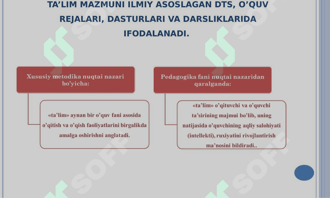 INFORMATIKA VA AT FANLARINI O’QITISHDA PEDAGOGIK DASTURIY VOSITALARDAN FOYDALANISH. 6