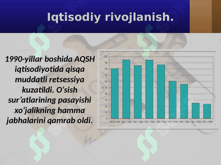 1991 – 2017-yillarda AmerikaQo‘shma shtatlari 2