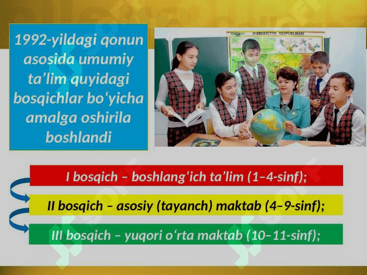 Umumiy va o‘rta maxsus ta’lim  tizimi 4