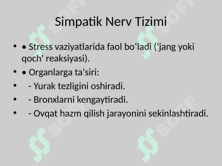 Vegetativ Nerv Tizimi 4
