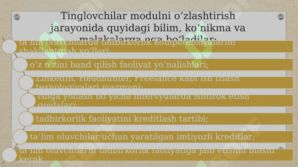 Professional ta’lim muassasalari o‘quvchilarida tadbirkorlik kompetensiyalarini shakllantirish 2