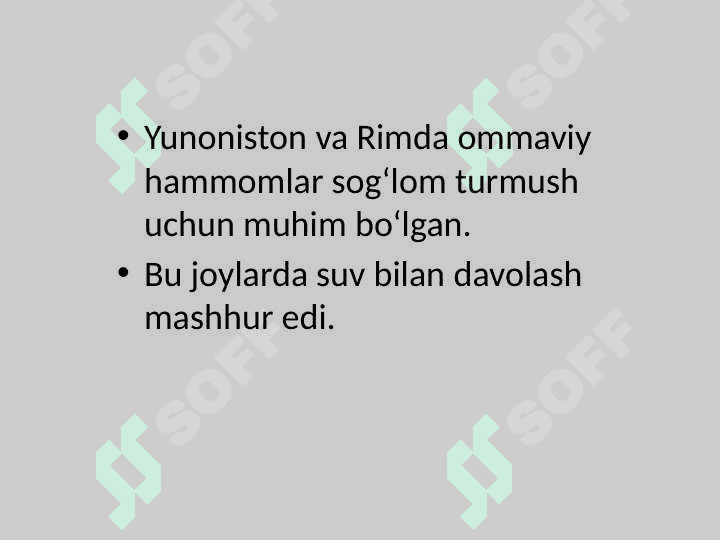 Gigienaning Qadimgi Davrda Shakllanishi XIX va XX Asrlardagi taraqqiyoti 4