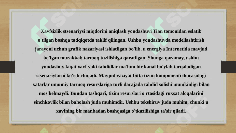 Bulutli xizmatlarda axborot xavfsizligi risklarini aniqlash modellari va algoretimlar 8
