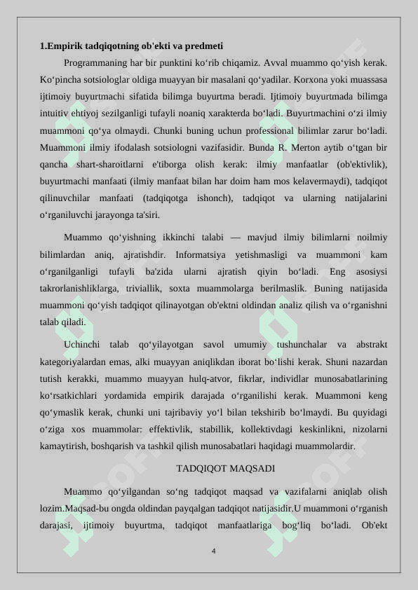 empirik sotsiologik tadqiqotlar 4