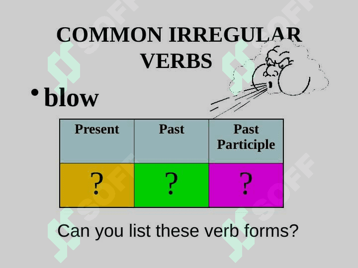 Irregular Verbs 2