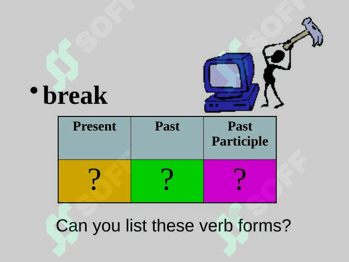 Irregular Verbs 4