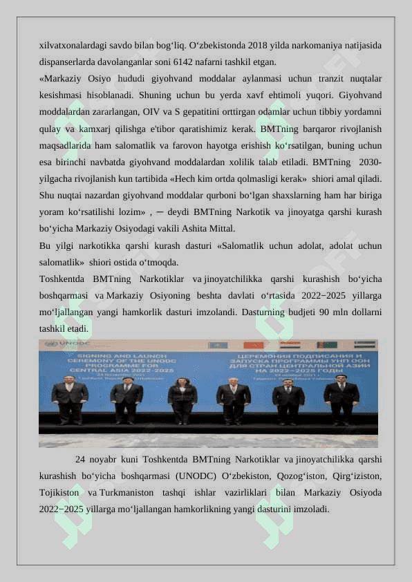 BMTning narkobiznesga qarshi kurashi 5