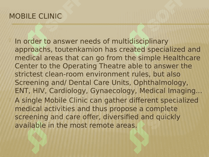 Mobile medical units in the world 2