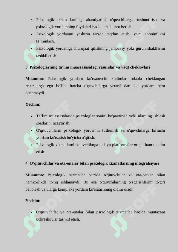 Ta'lim muassasalarida psixologik xizmat muammoli vaziyat 2