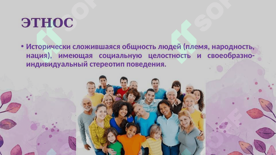 ЭТНОС, НАРОДНОСТЬ, НАЦИЯ, РАСА 3
