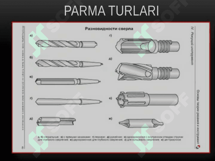 Detallarga  parma, zenker  va razvertka  bilan  ishlov  berish. detallarga  rezba  ochish 3