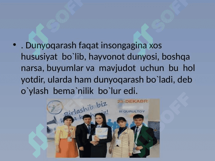 FAN ILMIY DUNYOQARASH SHAKLI 6